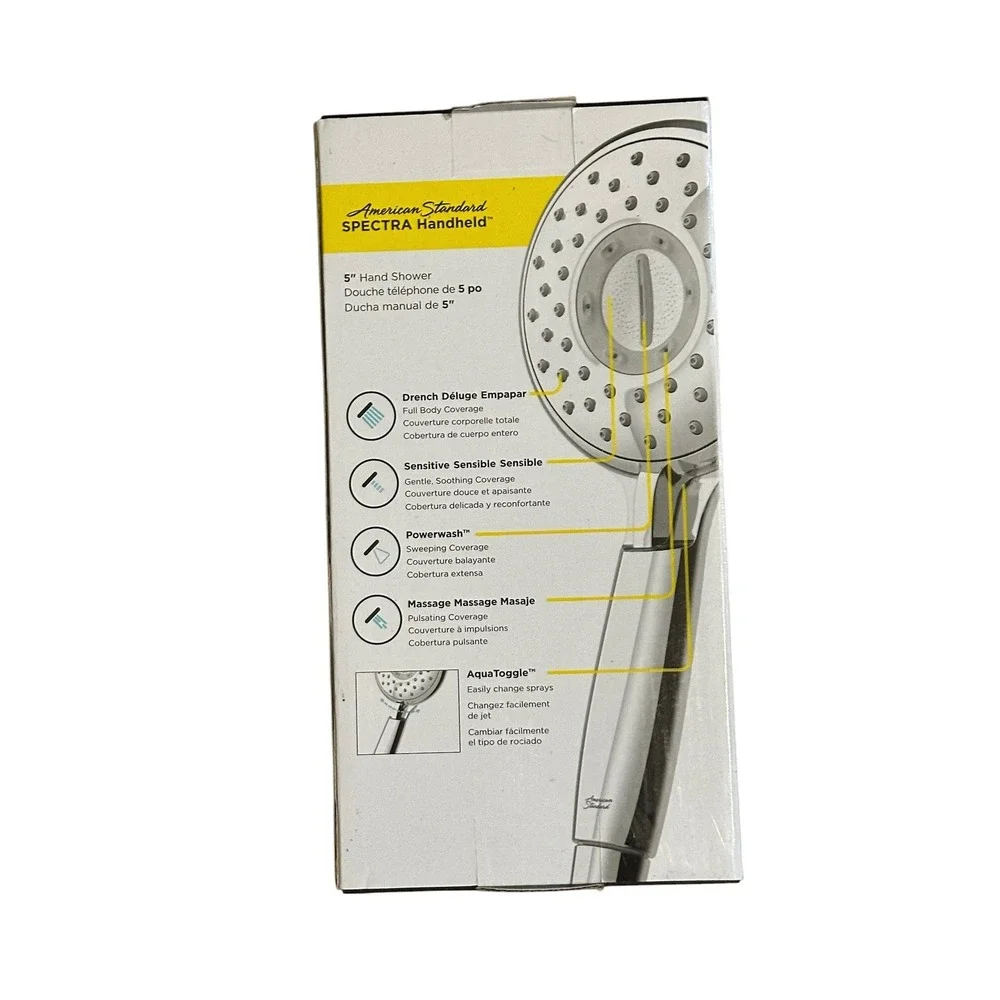 American Standard Spectra Handheld Shower Head 4-Spray Polished Nickel 9035154